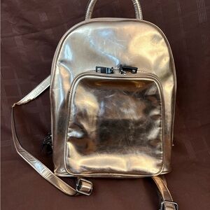 INC International Concepts Metallic Mini Backpack Rose Gold Macy’s